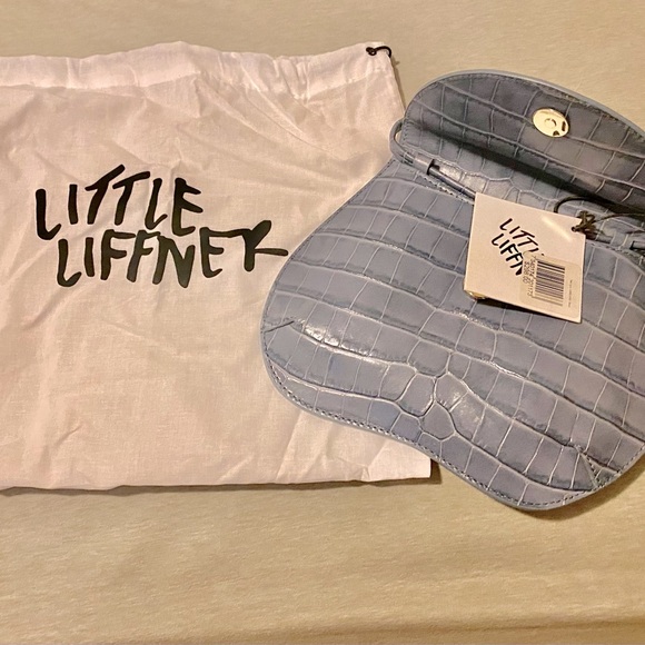 NWT Little Liffner Croc Pebble bag - Picture 9 of 9